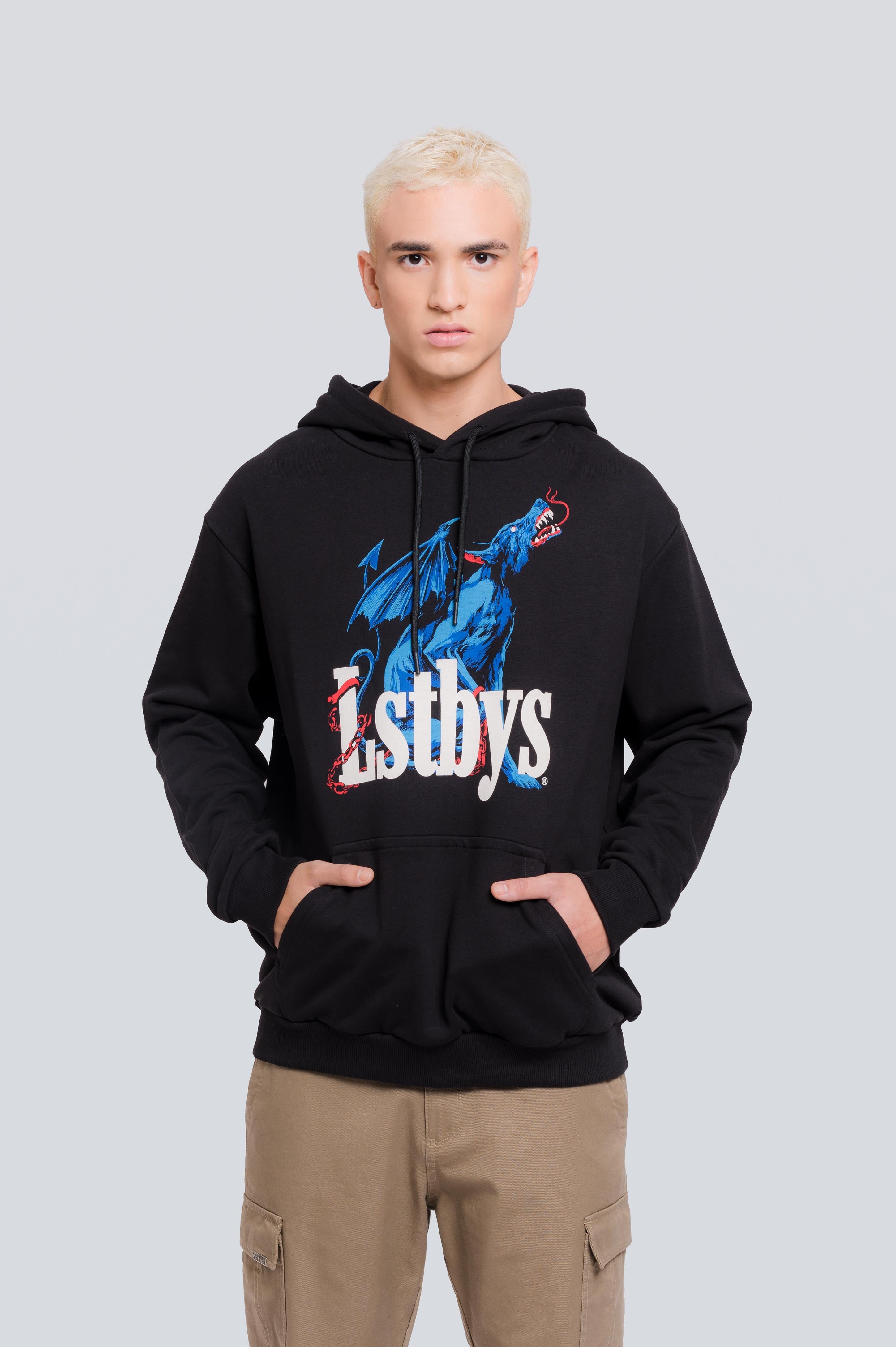 Initials Hoodie - Negro POLERAS THE LOST BOYS