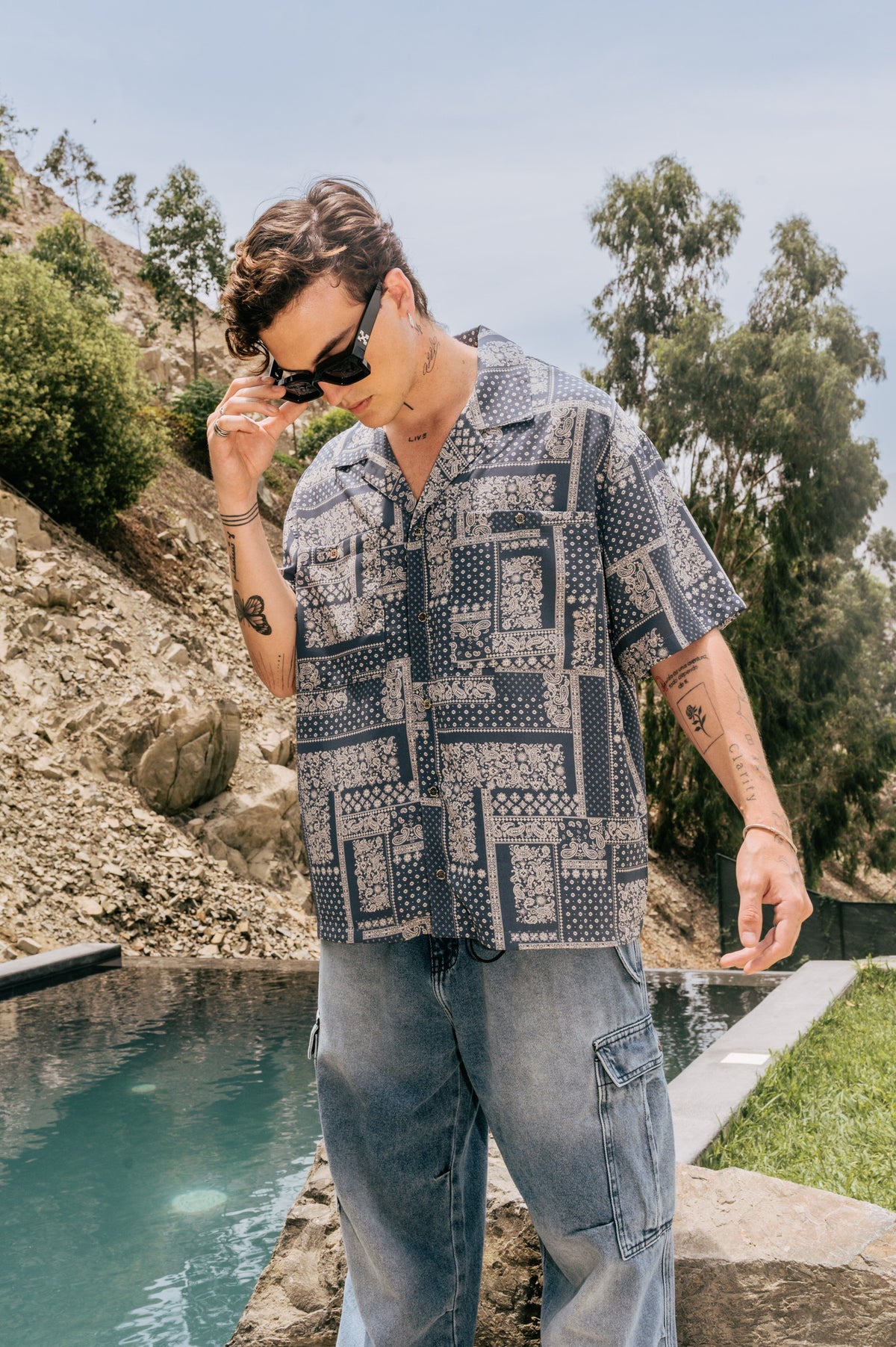 Camisa Bandana - Azul CAMISAS THE LOST BOYS 