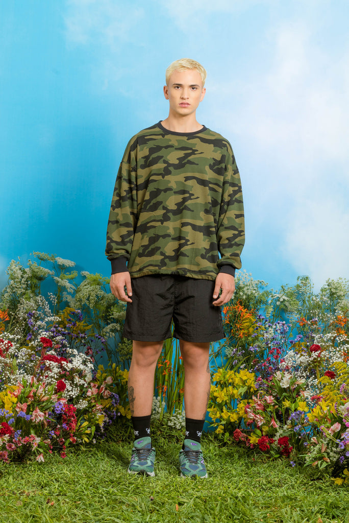 Crewneck Camo Track - Verde CHOMPAS THE LOST BOYS 