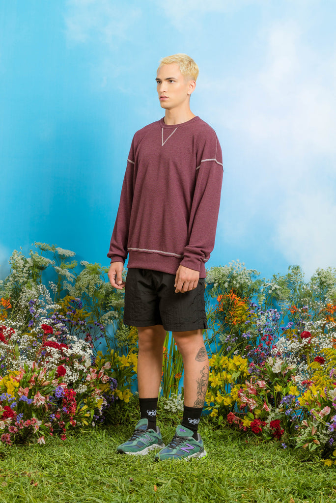 Crewneck Waffle Solid - Guinda CHOMPAS THE LOST BOYS 