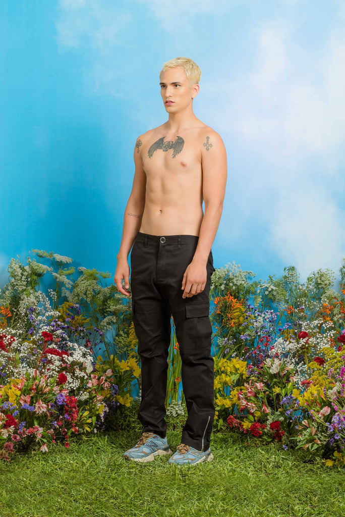 Pantalón Cargo Zips - Negro PANTALONES THE LOST BOYS 