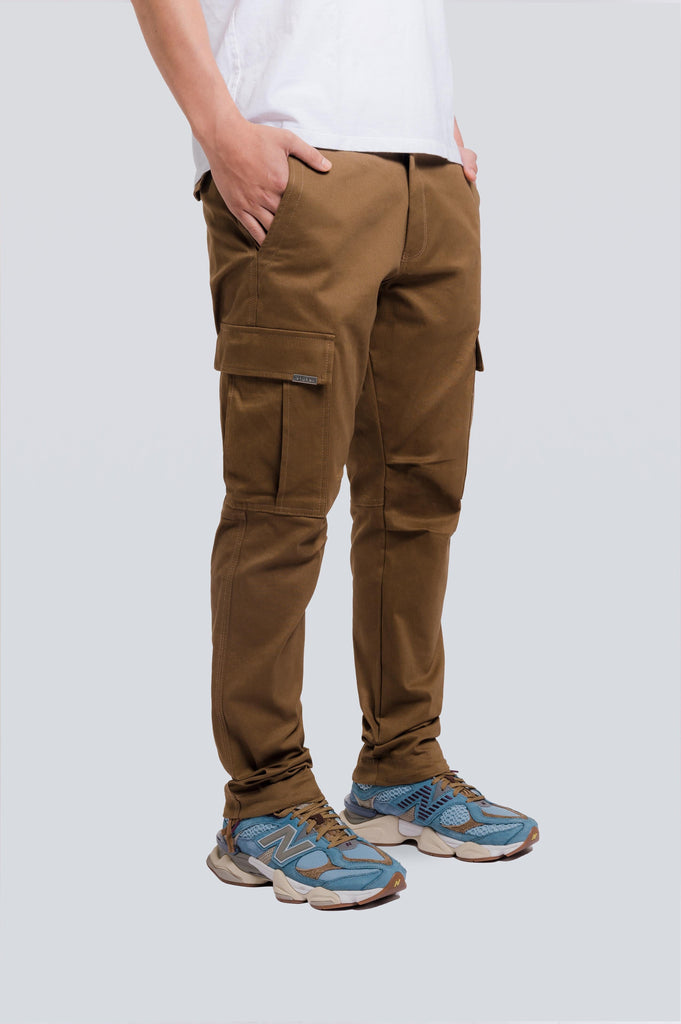 Pantalón Recto Cargo Utility - Marrón PANTALONES THE LOST BOYS 