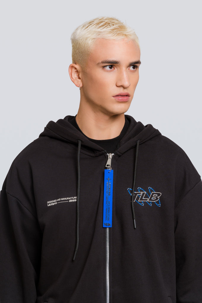 Polera Regular Zips - Negro POLERAS THE LOST BOYS 