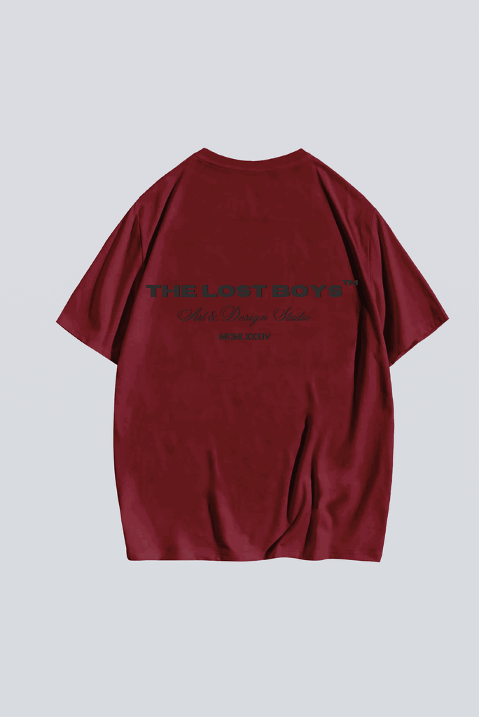 Polo Boxy Oversize Fit Underground - Guinda POLOS The Lost Boys 