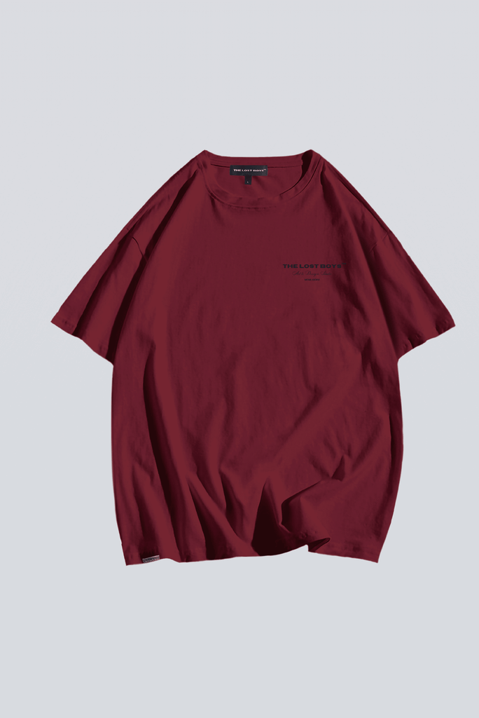 Polo Boxy Oversize Fit Underground - Guinda POLOS The Lost Boys 