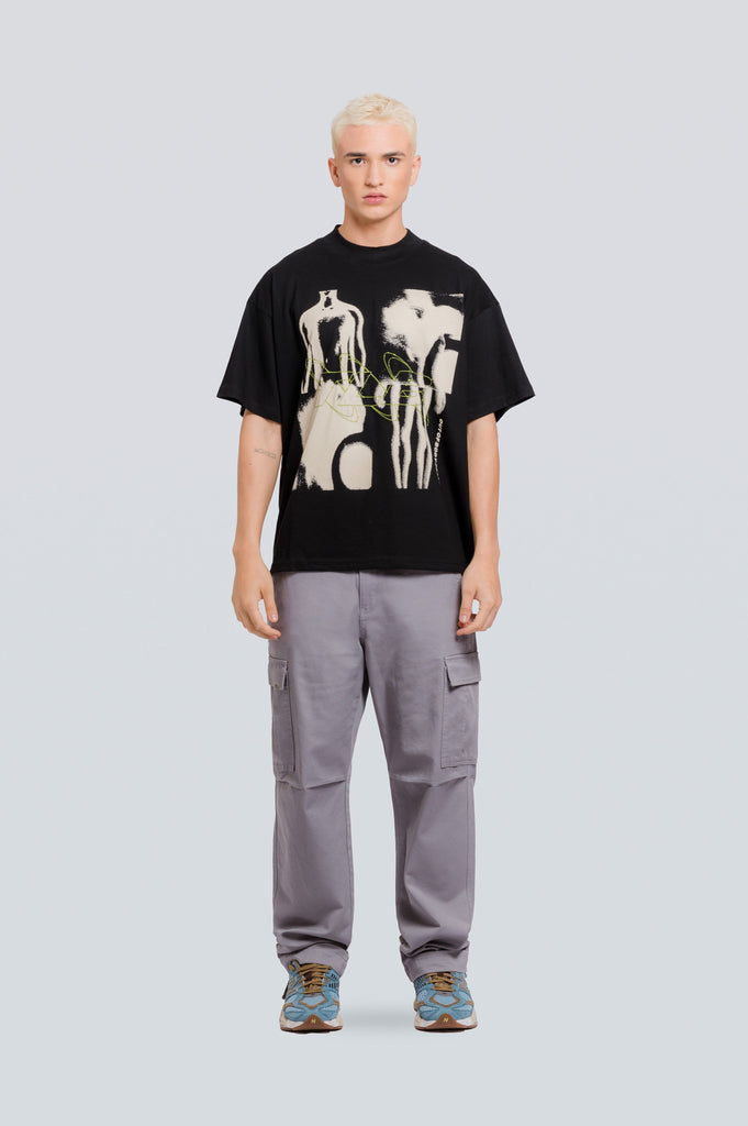 Polo Boxy Oversize Ghost - Negro POLOS THE LOST BOYS 