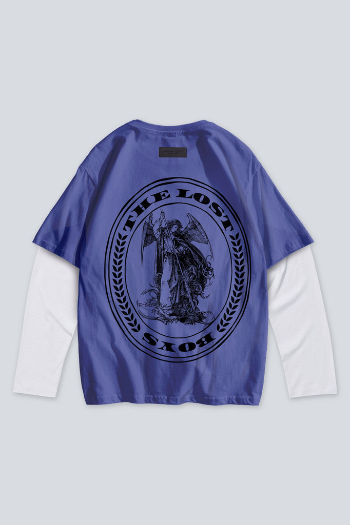 Polo Boxy Oversize M/larga Muse - Azul POLOS THE LOST BOYS 