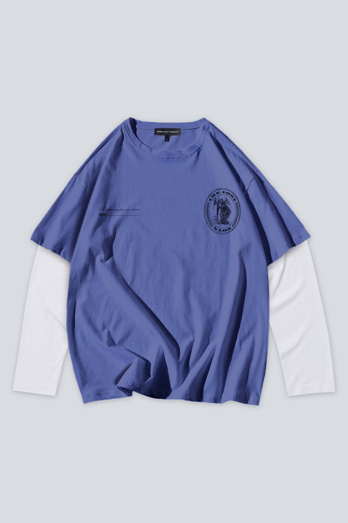 Polo Boxy Oversize M/larga Muse - Azul POLOS THE LOST BOYS 