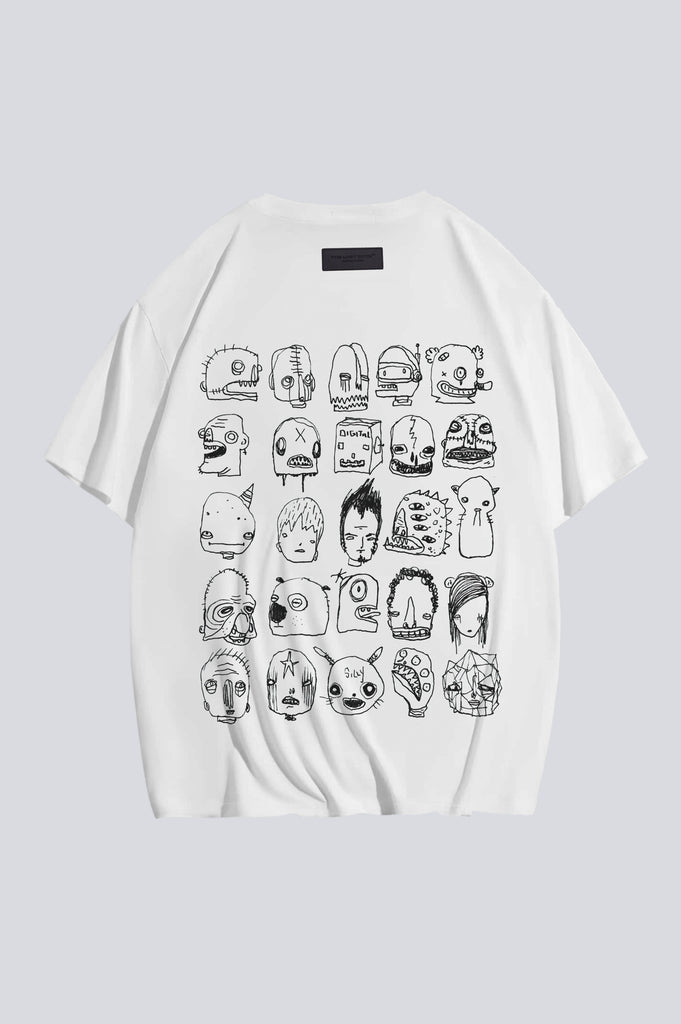 Polo Boxy Oversize Visions - Blanco POLOS THE LOST BOYS 